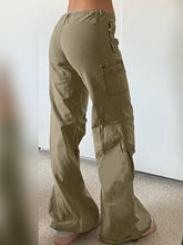 Cargohose mit geradem Bein und Tasche